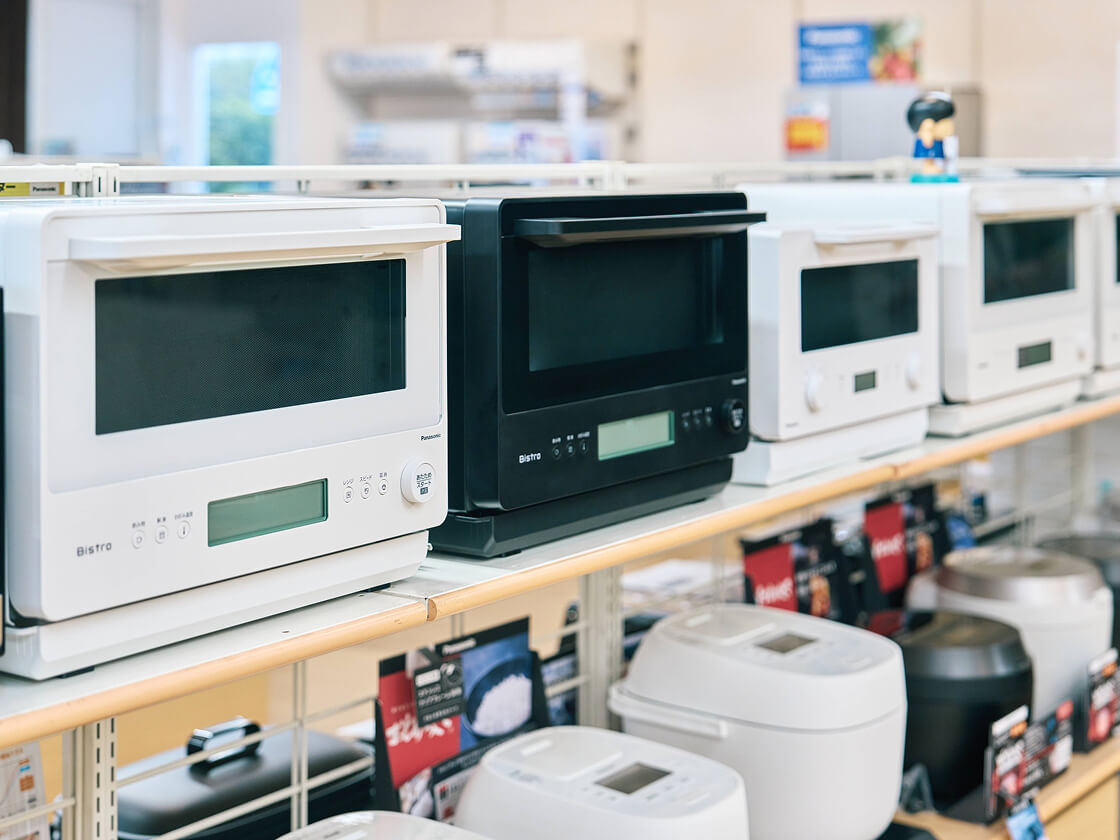 家電販売店の店内