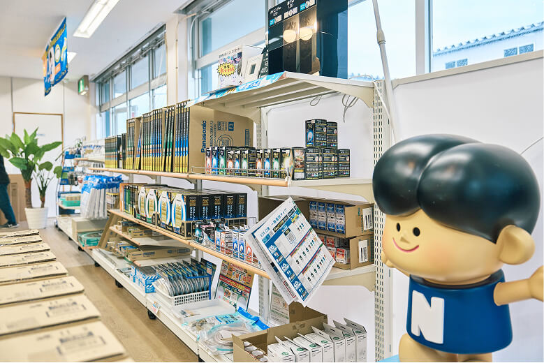 商品棚など店内の様子